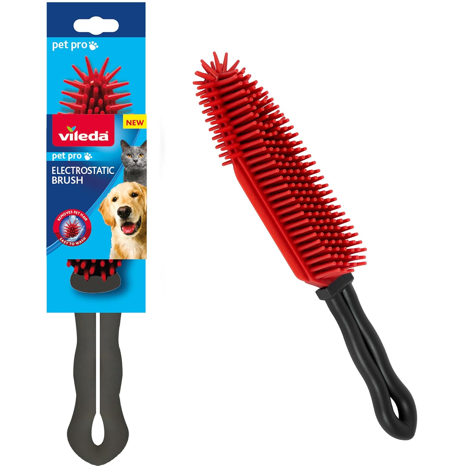 Vileda Tierhaarentferner Pet Pro Elektrostatische Bürste