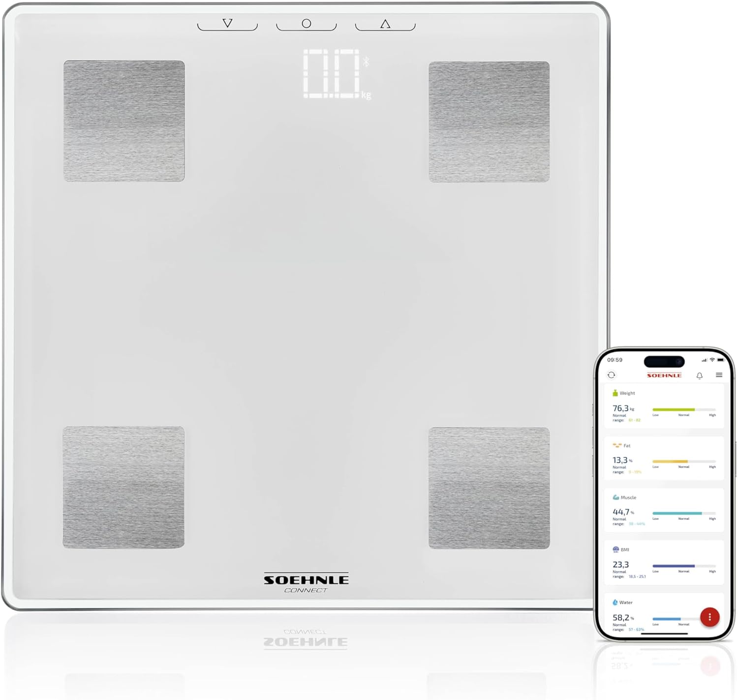 Soehnle Körperanalysewaage Shape Sense Connect Lite