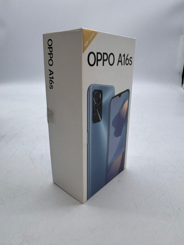 OPPO A16s 4G 64GB 4GB RAM  Dual Sim  Schwarz - Neu