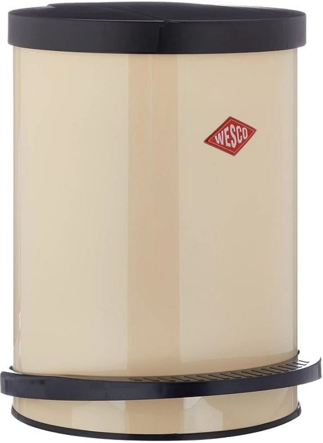 Wesco Abfalleimer - Tretmülleimer - 13L - mandel