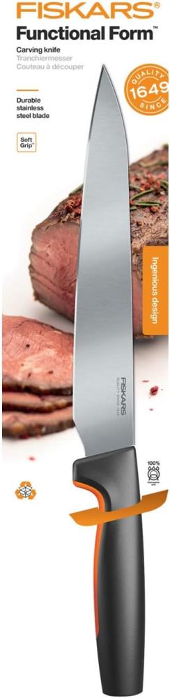 Schwarz Fiskars Fleischmesser 34 Cm, Japanischer Edelstahl - Neu
