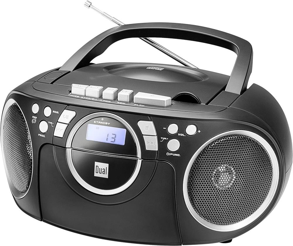 Dual P70 Kassettenradio mit CD • UKW-Radio • Boombox • CD-Player • Netz- / Batteriebetrieb -  B Ware