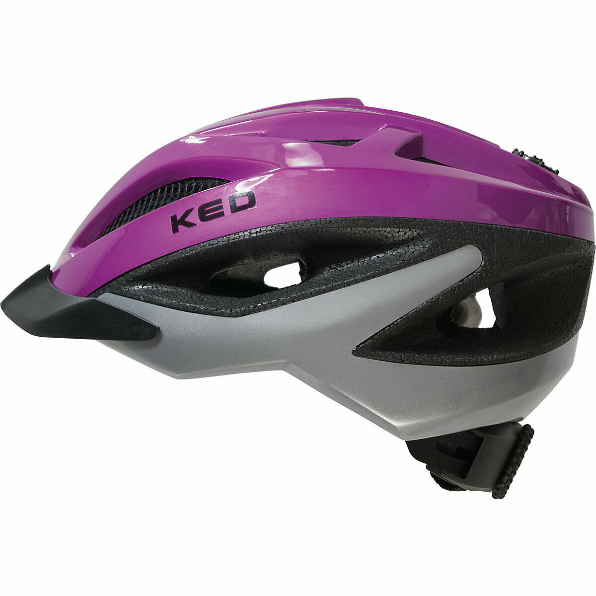 KED Fahrradhelm Gekko pink Gr.52-58 cm