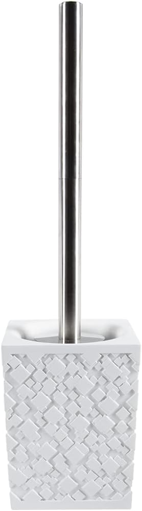 MSV Spirella Agda Toilettenbürste aus Polyresin, Weiss MSV Spirella Agda Toilettenbürste aus Polyresin, Weiss