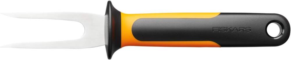 Silber/Schwarz/Orange Fiskars Fischfiletiergabel, 19 Cm, Japanischer Edelstahl/ Kunststoff
