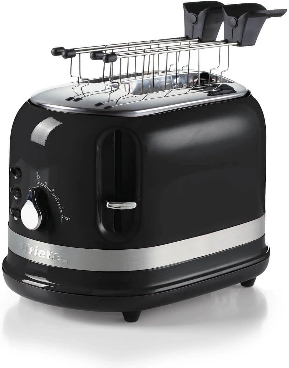 Ariete 149/02 Moderner 2-Scheiben-Toaster Schwarz - B Ware Ariete 149/02 Moderner 2-Scheiben-Toaster Schwarz - B Ware