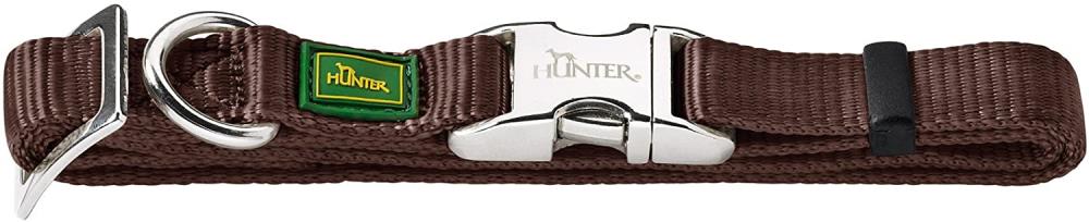 Hunter 43969 - Hundehalsband BASIC ALU-STRONG braun Gr.M