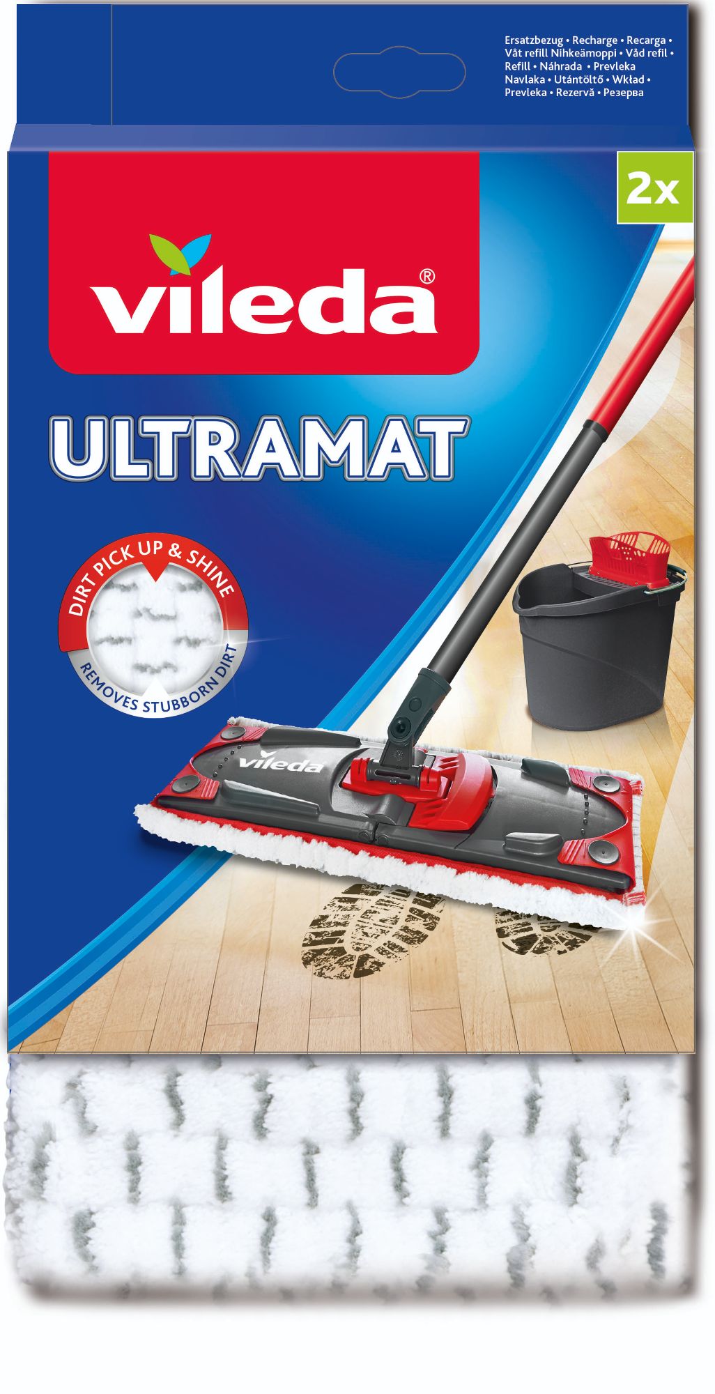 Vileda Erzsatzbezug Mikrofaser Ultramax Ultramat Erzsatzbezug 2er Pack