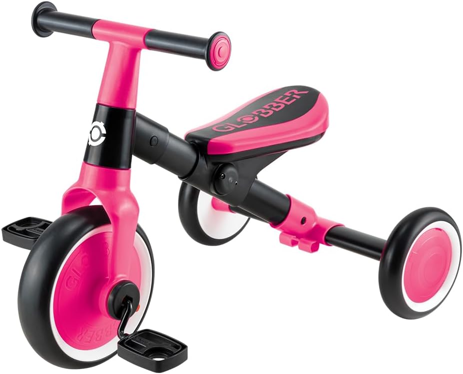 GLOBBER Laufrad Lernrad Rosa TRIKE 2in1 Dreirad - NEU