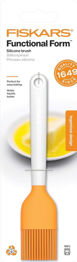 Orange Fiskars Silikonpinsel,19 Cm, Kunststoff/Silikon - Neu