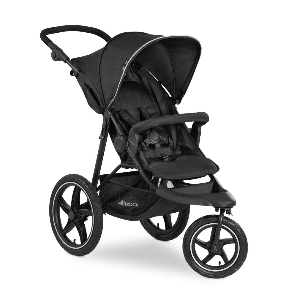hauck Kinderwagen Runner 2, Dreirad Buggy mit XL Lufträder bis 22 kg (Black) - B Ware