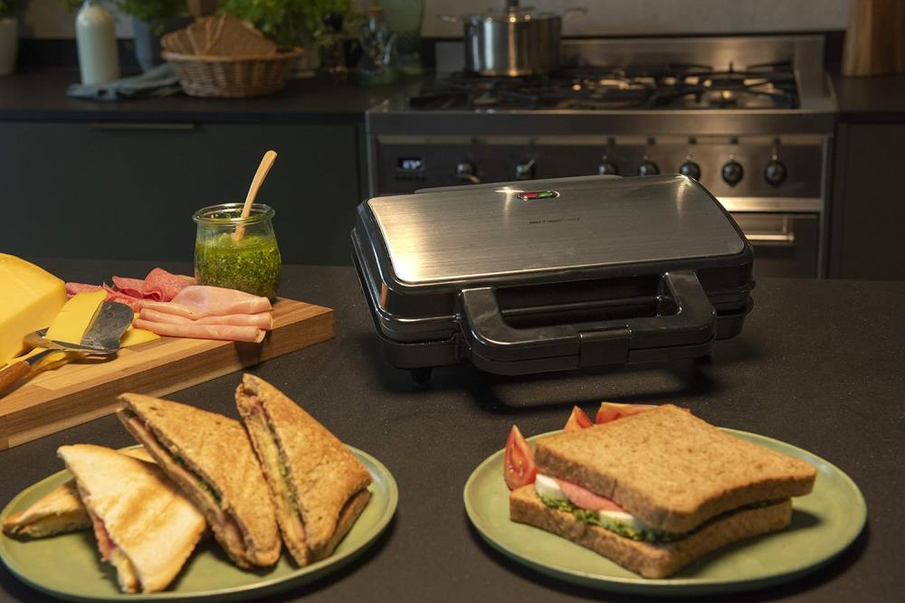 Emerio XXL Sandwichtoaster für alle Toastgrößen 900 W - B Ware