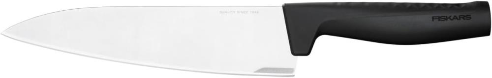 Schwarz/Silber Fiskars Kochmesser, Hard Edge, 33,1 Cm, Stahl/ Kunststoff