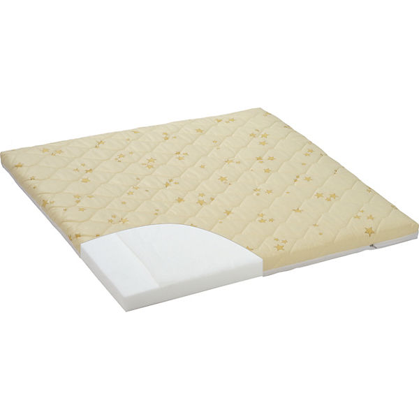 ALVI Matratze für Laufgitter, 92 x 92 cm gelb - B Ware