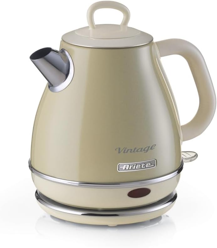 Ariete Wasserkocher im Vintage Design, creme -  1 L - B Ware Ariete Wasserkocher im Vintage Design, creme -  1 L - B Ware