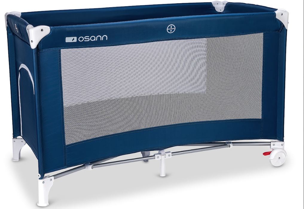 Osann Kinder-Reisebett Travel 120cm x 60 cm blau - B Ware