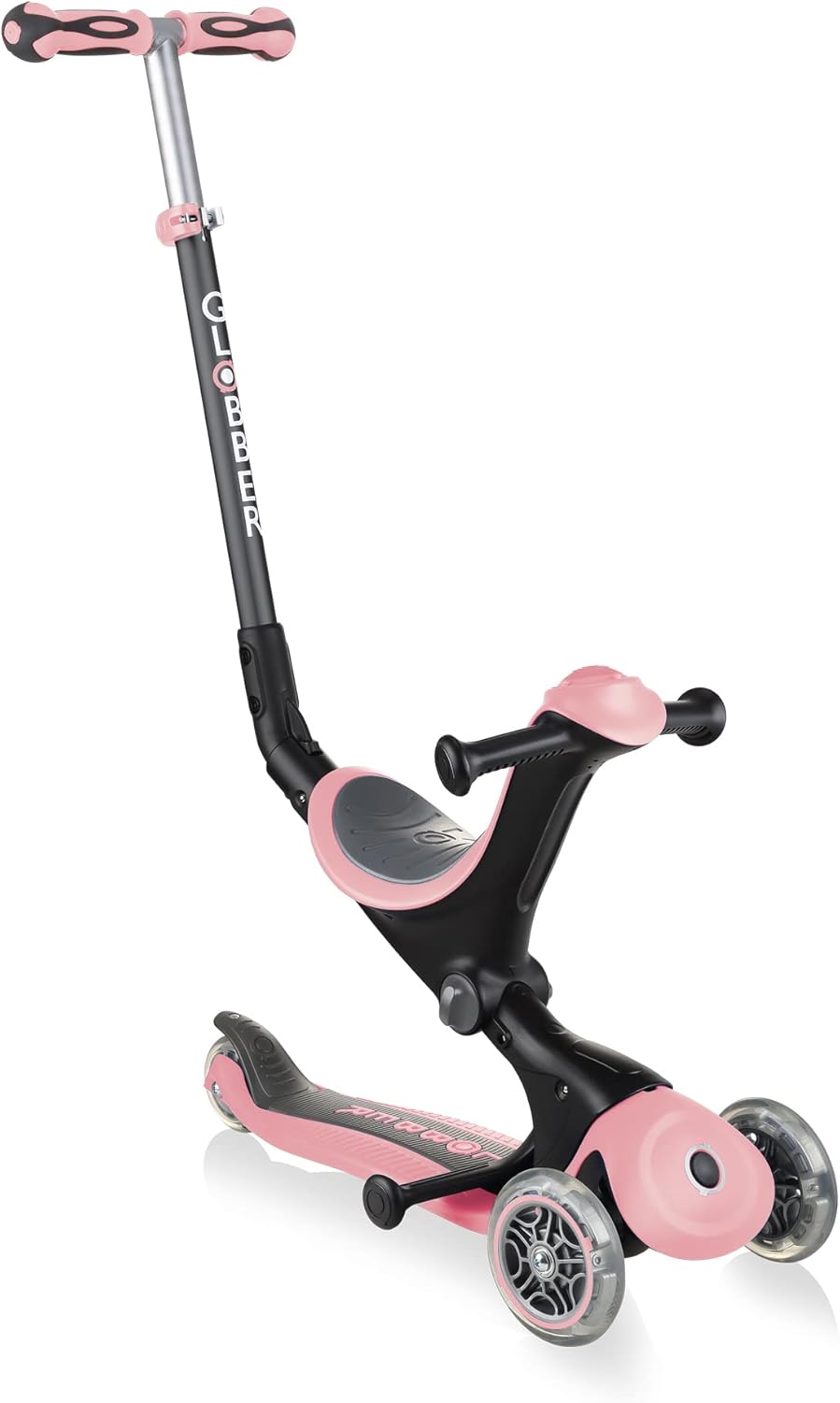 GLOBBER Scooter 3in1 GO-UP DELUXE Dreirad/Roller Rosa  - NEU