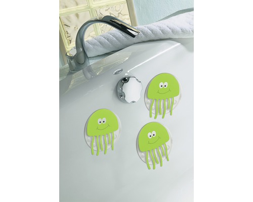 Kleine Wolke - Anti-Rutsch-Sticker Jelly grün für Dusche 4tlg.