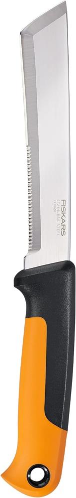 Fiskars Erntemesser, Für dicke Stiele und Stängel, 15 cm, Schwarz/Orange, X-series, K82