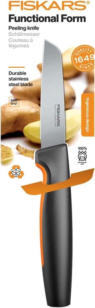 Fiskars Schälmesser 20 cm, Japanischer Edelstahl - Neu