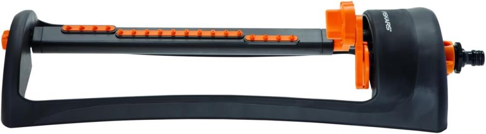 Schwarz/Orange Fiskars Wassersparender Sprinkler M, 506G,
