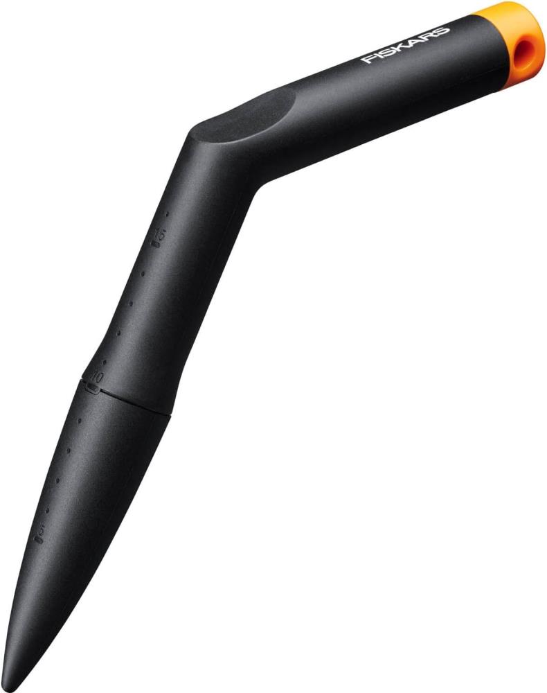 Fiskars Pflanzstock, Solid, 26 cm, Glasfaserverstärkter Kunststoff, Schwarz/Orange