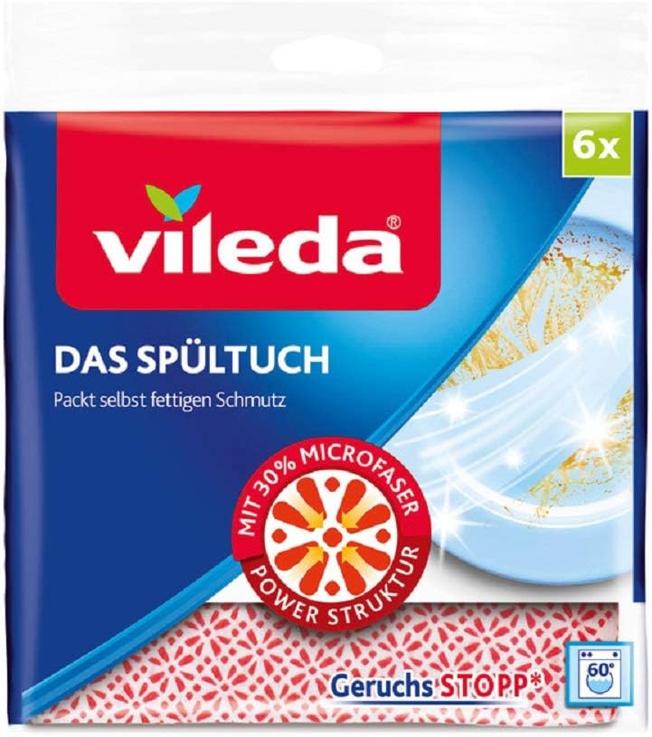 Vileda Superfeger Classic Besen mit Teleskopstiel und Mikroschaum-Kehrteil für Allergiker geeignet