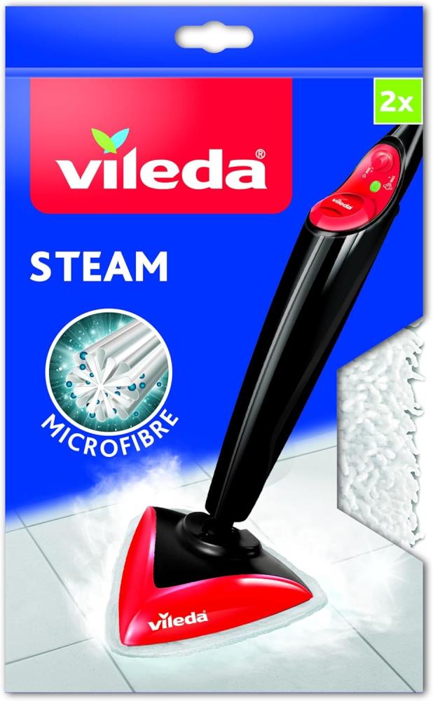 Vileda - | Neu 171535 2er Ersatzbezug Mikrofaser Dampfreiniger für Pack Steam