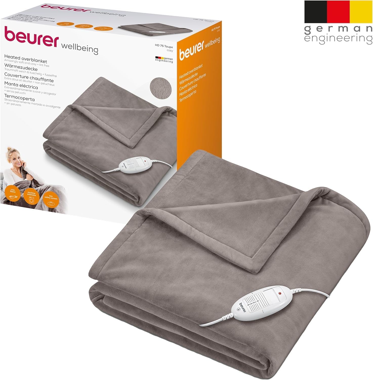 Beurer HD 75 Heizdecke 180 cm x 130 cm - B Ware
