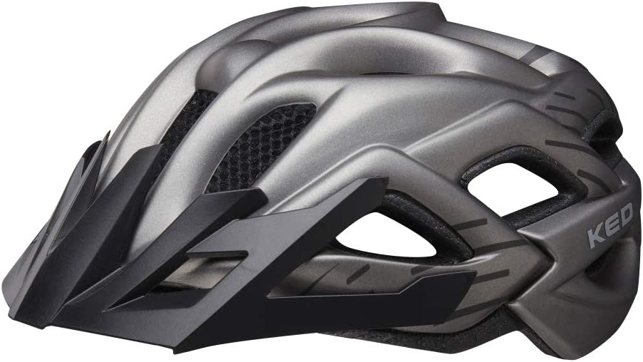 KED Fahrradhelm Anthracite Black matt Gr.49-54