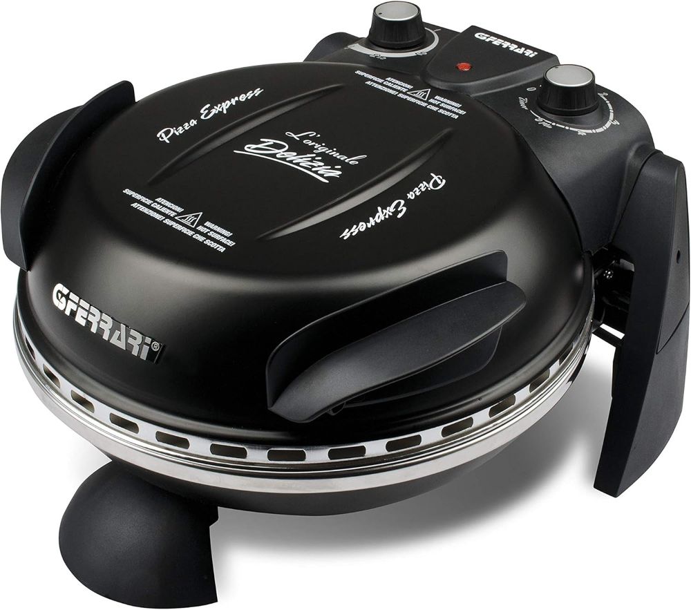 Schwarz G3 Ferrari G10006 Pizza Ofen In 1200 Watt 400° - B Ware