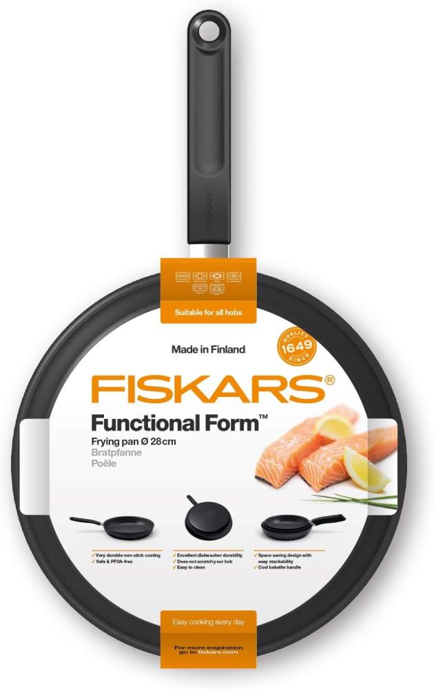 Fiskars Bratpfanne, Ø 28 cm, Aluminium - Neu