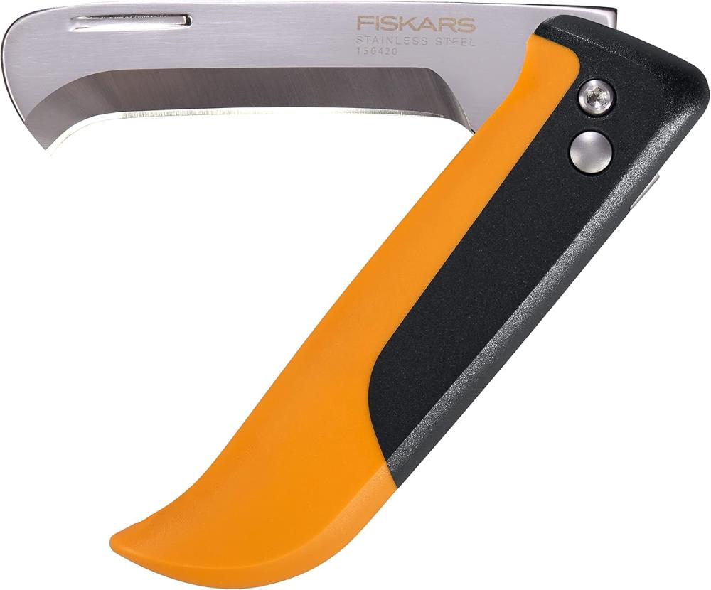 Schwarz/Orange Fiskars Klappbares Obst- Und Gemüsemesse, 17,8Cm, / X-Series, K80