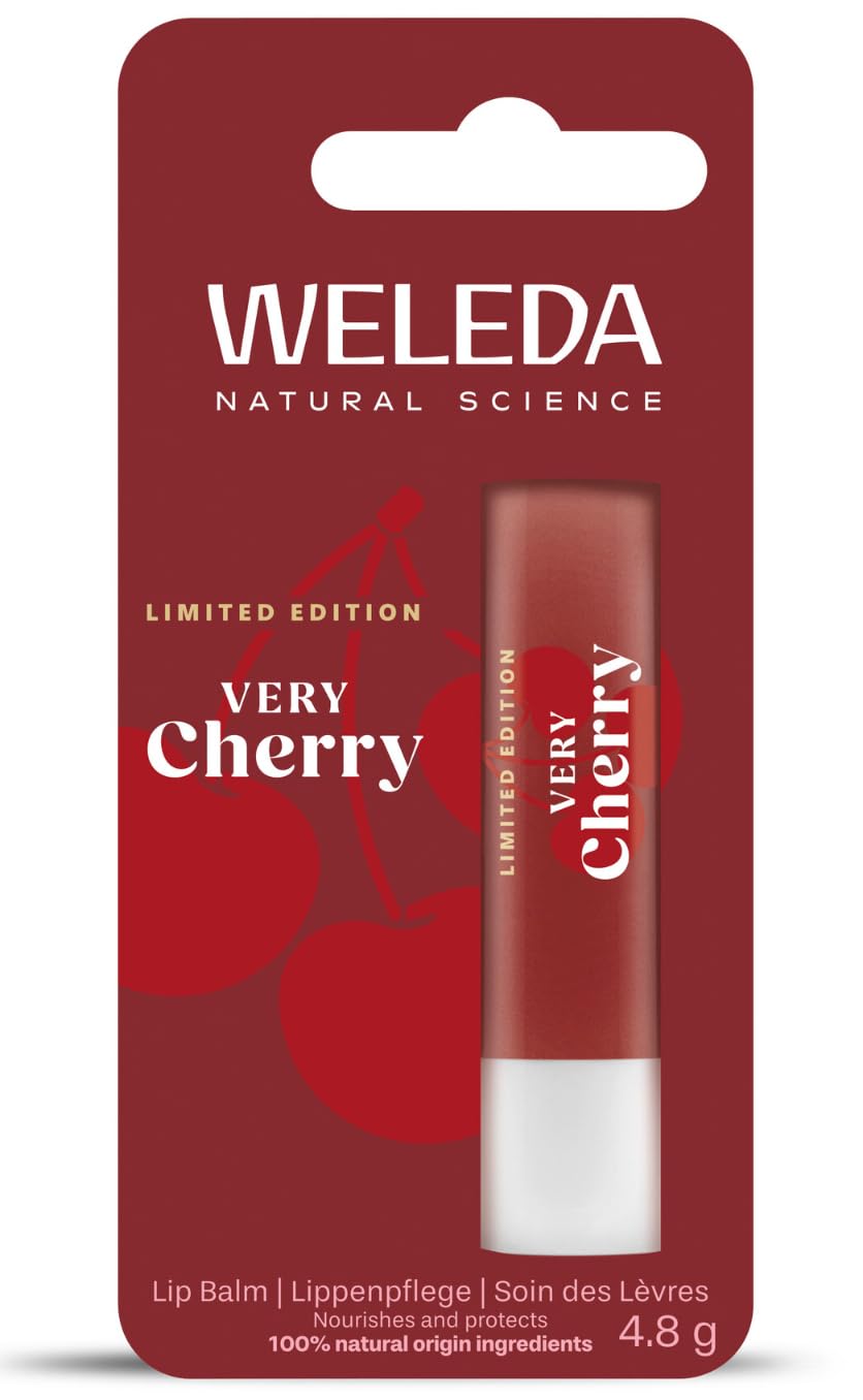 WELEDA Bio Very Cherry Lip Balm Naturkosmetik Lippenbalsam - 4,8g