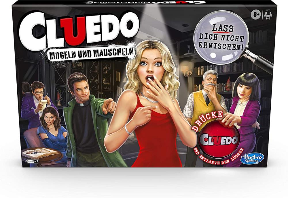 Hasbro 15456321 Cluedo Mogeln und Mauscheln - B Ware