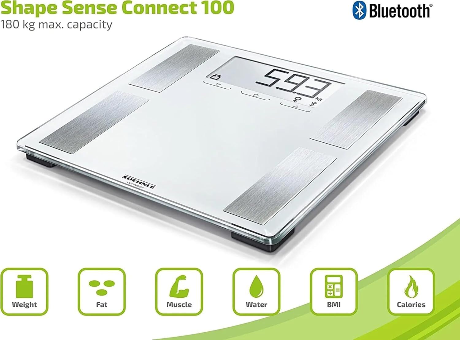 SOEHNLE - 63872 Shape Sense Connect 100 Diagnosewaage Premiu